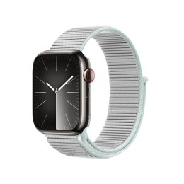 Crong Nylon - Pasek sportowy do Apple Watch 38/40/41/42 mm (Pastel Grey) Crong