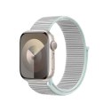 Crong Nylon - Pasek sportowy do Apple Watch 38/40/41/42 mm (Pastel Grey) Crong