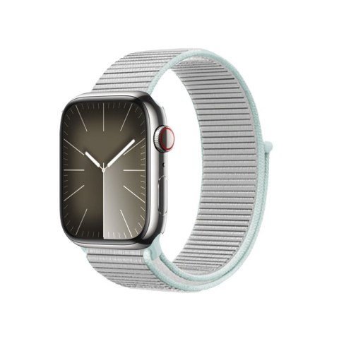 Crong Nylon - Pasek sportowy do Apple Watch 38/40/41/42 mm (Pastel Grey) Crong Crong Nylon - Pasek sportowy do Apple Watch 38/40/41/42 mm (Pastel Grey) Crong