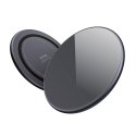Crong PowerSpot Fast Wireless Charger - Aluminiowa ładowarka bezprzewodowa Qi 15W USB-C z powłoką ze szkła hartowanego (Shadow B Crong