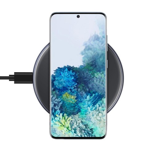 Crong PowerSpot Fast Wireless Charger - Aluminiowa ładowarka bezprzewodowa Qi 15W USB-C z powłoką ze szkła hartowanego (Shadow B Crong Crong PowerSpot Fast Wireless Charger - Aluminiowa ładowarka bezprzewodowa Qi 15W USB-C z powłoką ze szkła hartowanego (Shadow B Crong
