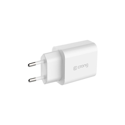 Crong USB-C Travel Charger - Ładowarka sieciowa USB-C Power Delivery 20W (biały) Crong Crong USB-C Travel Charger - Ładowarka sieciowa USB-C Power Delivery 20W (biały) Crong