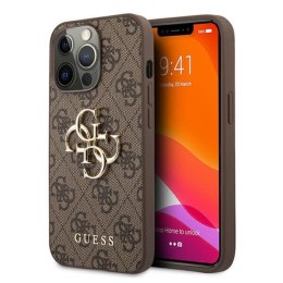 Guess 4G Big Metal Logo - Etui iPhone 13 Pro Max (brązowy) Guess