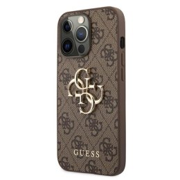 Guess 4G Big Metal Logo - Etui iPhone 13 Pro Max (brązowy) Guess