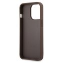 Guess 4G Big Metal Logo - Etui iPhone 13 Pro Max (brązowy) Guess