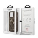 Guess 4G Big Metal Logo - Etui iPhone 13 Pro Max (brązowy) Guess