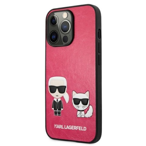 Karl Lagerfeld PU Leather Karl & Choupette Embossed - Etui iPhone 13 Pro (fuksja) Karl Lagerfeld Karl Lagerfeld PU Leather Karl & Choupette Embossed - Etui iPhone 13 Pro (fuksja) Karl Lagerfeld