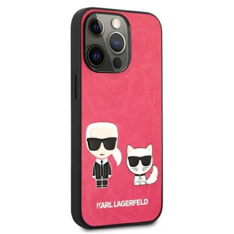 Karl Lagerfeld PU Leather Karl & Choupette Embossed - Etui iPhone 13 Pro (fuksja) Karl Lagerfeld Karl Lagerfeld PU Leather Karl & Choupette Embossed - Etui iPhone 13 Pro (fuksja) Karl Lagerfeld