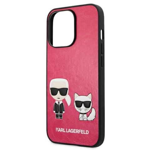 Karl Lagerfeld PU Leather Karl & Choupette Embossed - Etui iPhone 13 Pro (fuksja) Karl Lagerfeld Karl Lagerfeld PU Leather Karl & Choupette Embossed - Etui iPhone 13 Pro (fuksja) Karl Lagerfeld