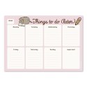 Pusheen - Planner tygodniowy na biurko z kolekcji Rose 54 kartki Pusheen