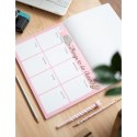 Pusheen - Planner tygodniowy na biurko z kolekcji Rose 54 kartki Pusheen