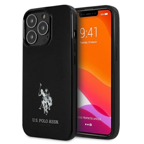US Polo Assn Horses Logo - Etui iPhone 13 Pro Max (czarny) US Polo US Polo Assn Horses Logo - Etui iPhone 13 Pro Max (czarny) US Polo