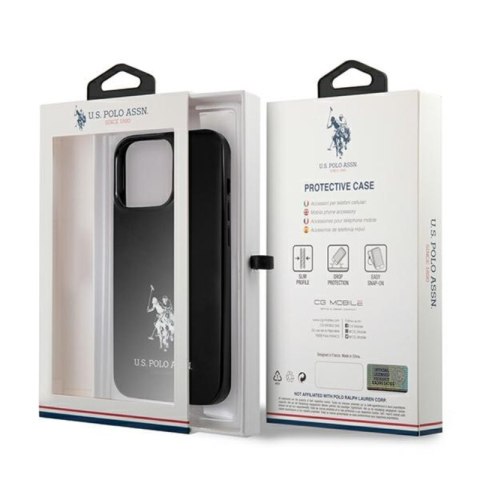 US Polo Assn Horses Logo - Etui iPhone 13 Pro Max (czarny) US Polo US Polo Assn Horses Logo - Etui iPhone 13 Pro Max (czarny) US Polo