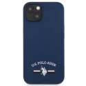 US Polo Assn Silicone Logo - Etui iPhone 13 mini (granatowy) US Polo