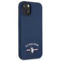 US Polo Assn Silicone Logo - Etui iPhone 13 mini (granatowy) US Polo
