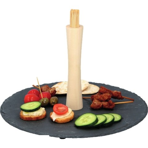 Alpina - Zestaw do serwowania przekąsek 30 cm (taca i patyczki) Alpina Alpina - Zestaw do serwowania przekąsek 30 cm (taca i patyczki) Alpina