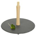 Alpina - Zestaw do serwowania przekąsek 30 cm (taca i patyczki) Alpina