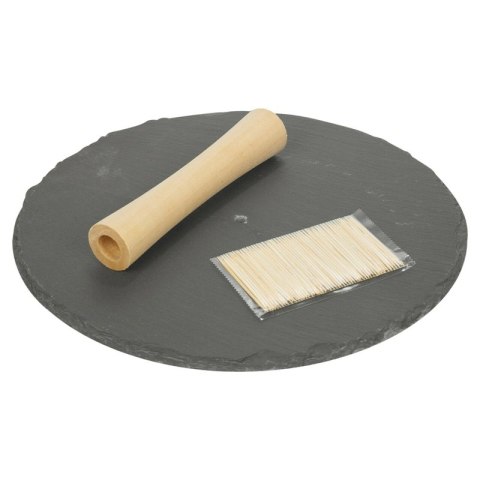 Alpina - Zestaw do serwowania przekąsek 30 cm (taca i patyczki) Alpina Alpina - Zestaw do serwowania przekąsek 30 cm (taca i patyczki) Alpina