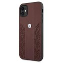 BMW Leather Curve Perforate HC - Etui iPhone 11 (czerwony) BMW