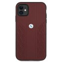 BMW Leather Curve Perforate HC - Etui iPhone 11 (czerwony) BMW