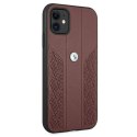 BMW Leather Curve Perforate HC - Etui iPhone 11 (czerwony) BMW