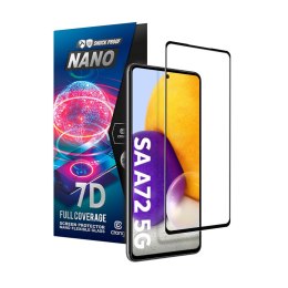 Crong 7D Nano Flexible Glass - Niepękające szkło hybrydowe 9H na cały ekran Samsung Galaxy A72 Crong