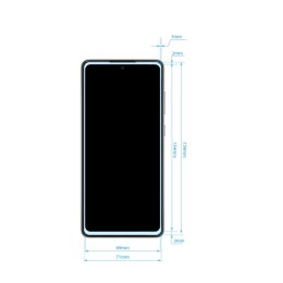 Crong 7D Nano Flexible Glass - Niepękające szkło hybrydowe 9H na cały ekran Samsung Galaxy A72 Crong
