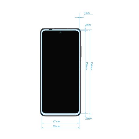 Crong 7D Nano Flexible Glass - Niepękające szkło hybrydowe 9H na cały ekran Xiaomi Redmi Note 10 5G Crong Crong 7D Nano Flexible Glass - Niepękające szkło hybrydowe 9H na cały ekran Xiaomi Redmi Note 10 5G Crong