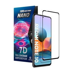 Crong 7D Nano Flexible Glass - Niepękające szkło hybrydowe 9H na cały ekran Xiaomi Redmi Note 10 5G Crong