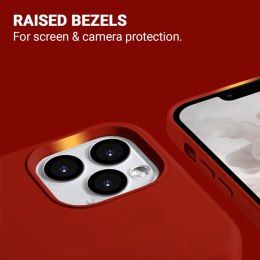 Crong Color Cover Magnetic - Etui iPhone 13 Pro MagSafe (czerwony) Crong