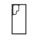 Crong Hybrid Clear Cover - Etui Samsung Galaxy S22 Ultra (czarny) Crong