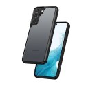 Crong Hybrid Clear Cover - Etui Samsung Galaxy S22+ (czarny) Crong
