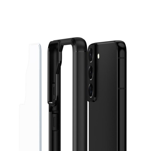 Crong Hybrid Clear Cover - Etui Samsung Galaxy S22+ (czarny) Crong Crong Hybrid Clear Cover - Etui Samsung Galaxy S22+ (czarny) Crong