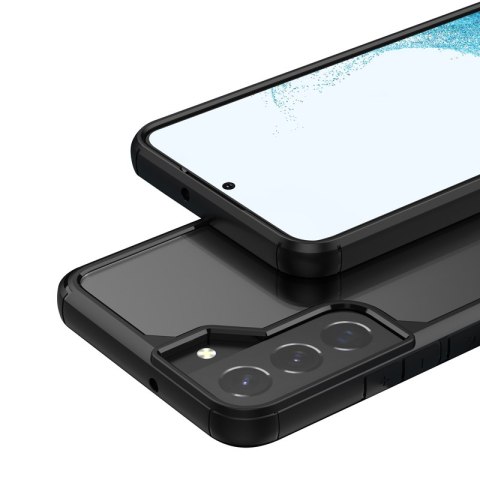 Crong Hybrid Clear Cover - Etui Samsung Galaxy S22+ (czarny) Crong Crong Hybrid Clear Cover - Etui Samsung Galaxy S22+ (czarny) Crong