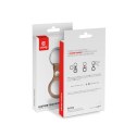 Crong Leather Case with Key Ring - Skórzane etui ochronne brelok do Apple AirTag (brązowy) Crong