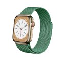 Crong Milano Steel - Pasek ze stali nierdzewnej do Apple Watch 44/45/46/49 mm (zielony) Crong