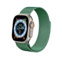 Crong Milano Steel - Pasek ze stali nierdzewnej do Apple Watch 44/45/46/49 mm (zielony) Crong