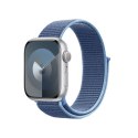 Crong Nylon - Pasek sportowy do Apple Watch 44/45/46/49 mm (Ocean Blue) Crong