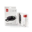 Crong PowerSpot Fast Wireless Charger - Aluminiowa ładowarka bezprzewodowa Qi 15W USB-C z powłoką ze szkła hartowanego (Silver W Crong