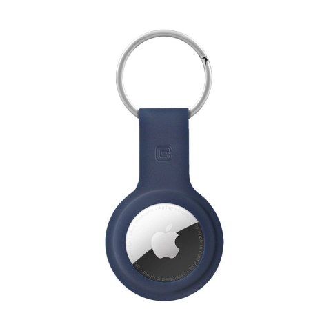 Crong Silicone Case with Key Ring - Etui ochronne brelok do Apple AirTag (granatowy) Crong Crong Silicone Case with Key Ring - Etui ochronne brelok do Apple AirTag (granatowy) Crong