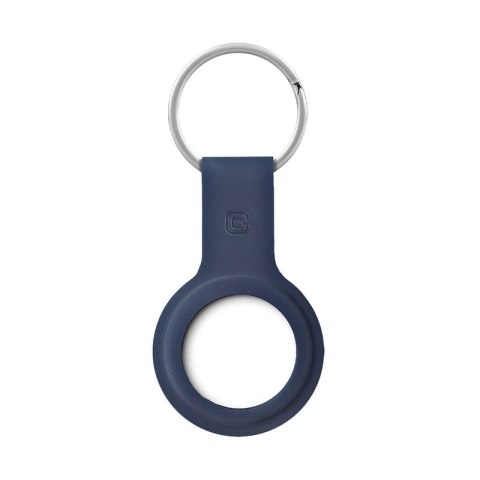 Crong Silicone Case with Key Ring - Etui ochronne brelok do Apple AirTag (granatowy) Crong Crong Silicone Case with Key Ring - Etui ochronne brelok do Apple AirTag (granatowy) Crong