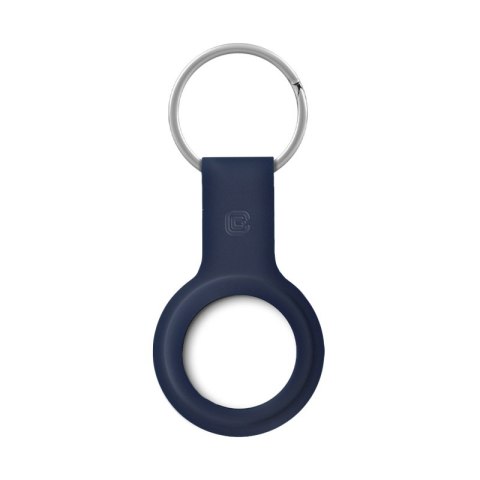 Crong Silicone Case with Key Ring - Etui ochronne brelok do Apple AirTag (granatowy) Crong Crong Silicone Case with Key Ring - Etui ochronne brelok do Apple AirTag (granatowy) Crong