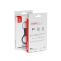 Crong Silicone Case with Key Ring - Etui ochronne brelok do Apple AirTag (granatowy) Crong