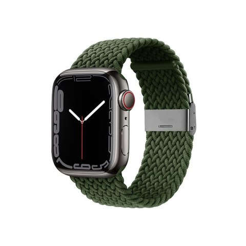 Crong Wave Band - Pleciony pasek do Apple Watch 38/40/41/42 mm (zielony) Crong Crong Wave Band - Pleciony pasek do Apple Watch 38/40/41/42 mm (zielony) Crong