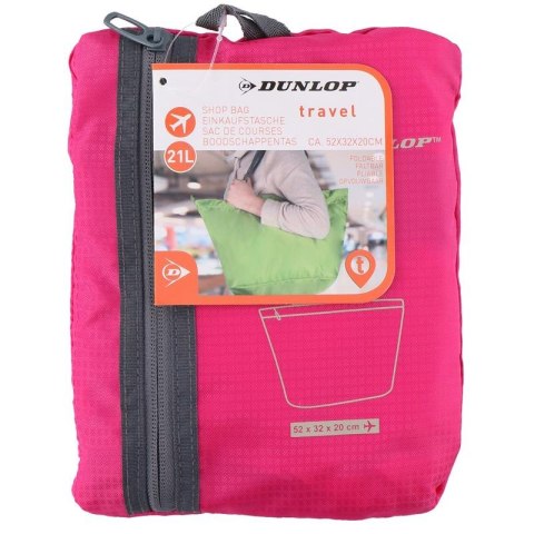 Dunlop - Składana torba na zakupy 21 l (różowy) Dunlop Dunlop - Składana torba na zakupy 21 l (różowy) Dunlop