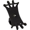 Dunlop - uchwyt rowerowy do telefonu 10-15 cm obrotowy (czarny) Dunlop