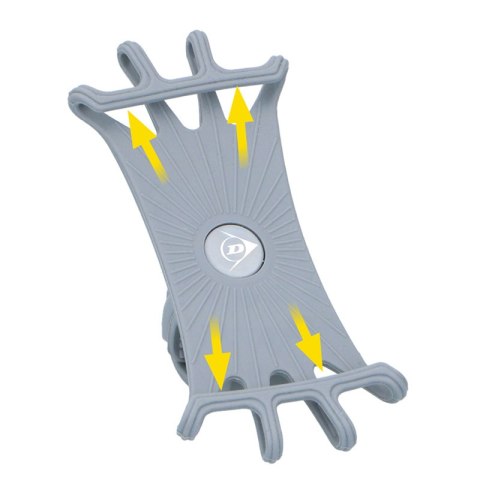Dunlop - uchwyt rowerowy do telefonu 10-15 cm obrotowy (czarny) Dunlop Dunlop - uchwyt rowerowy do telefonu 10-15 cm obrotowy (czarny) Dunlop