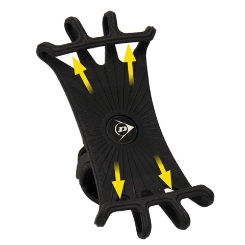Dunlop - uchwyt rowerowy do telefonu 10-15 cm obrotowy (czarny) Dunlop Dunlop - uchwyt rowerowy do telefonu 10-15 cm obrotowy (czarny) Dunlop