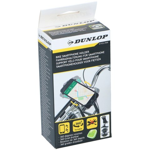 Dunlop - uchwyt rowerowy do telefonu 10-15 cm obrotowy (czarny) Dunlop Dunlop - uchwyt rowerowy do telefonu 10-15 cm obrotowy (czarny) Dunlop