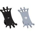 Dunlop - uchwyt rowerowy do telefonu 10-15 cm obrotowy (czarny) Dunlop